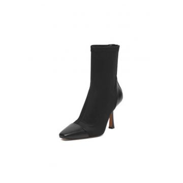 Botine dama -  CEO-NOURA-01 - negru - tesatura