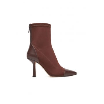 Botine dama CEO-NOURA-01 -  Textil - Maro