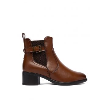 Botine dama CEO-RE21E838-27 -  Textil - Maro