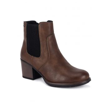 Botine dama CEO-WS15221-02 -  Textil - Maro