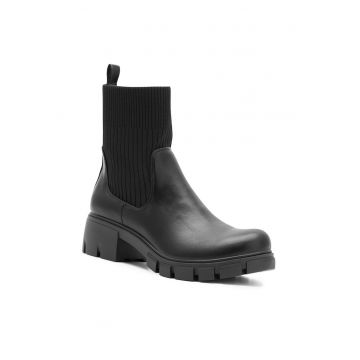 Botine dama  CEO-WS5575-05 - negru - sintetic