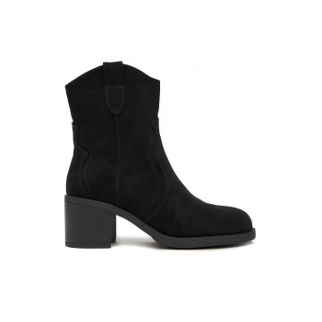 Botine dama  negru - sintetic - CEO-HYF2T651S-1