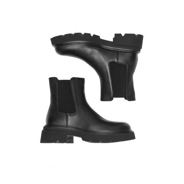 Botine dama -  piele naturala - negru C-WFA3115-1Z -