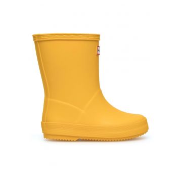 Cizme copii -  cauciuc - galben