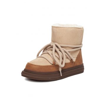 Cizme  DZN-025 - bej - textil - Bej