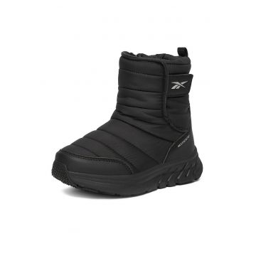 Cizme sport baieti -  textil - negru