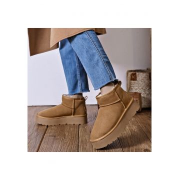 Ghete camel din piele naturala JB1924 118 15688