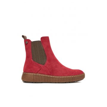 Ghete dama  CEO-WS5586-07 - rosu - piele ecologica