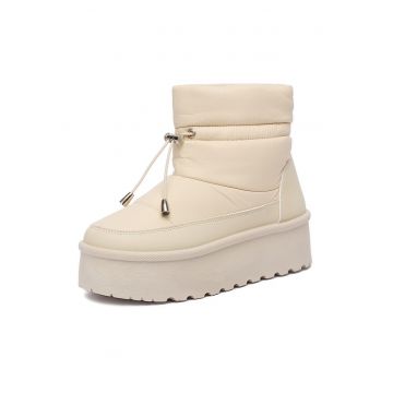 Ghete dama -  HD1288 - bej - textil -