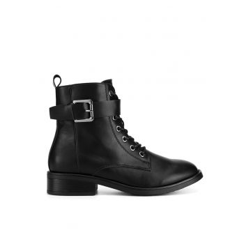 Ghete dama  WS6371-01 - negre - piele ecologica