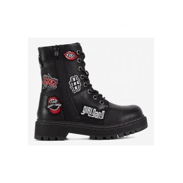Ghete fete  5905588905783 - Sintetic - Negru - Negru