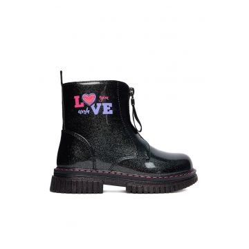 Ghete fete -  textil - negru