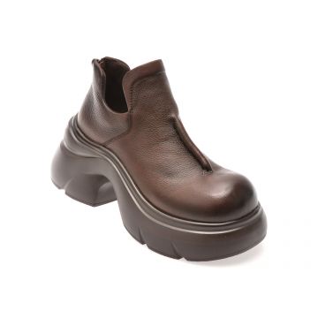 Ghete GRYXX maro, 2613, din piele naturala