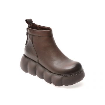 Ghete GRYXX maro, 2655, din piele naturala