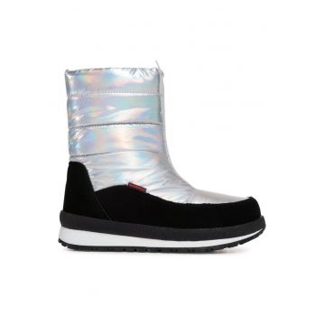 Ghete si cizme copii  207707870 - Piele naturala/Piele nabuc - Argintiu