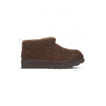 Ghete slip-on Snuggle Daphne - Maro inchis