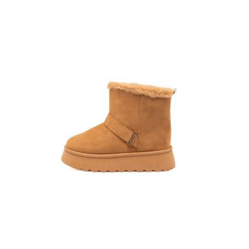 Ghete slip-on Zenira Chic - Caramel