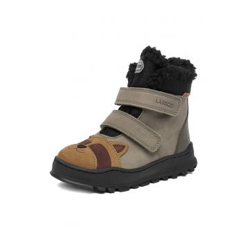 Ghete sport pentru baieti  piele naturala - multicolor