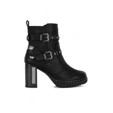 Botine dama 1336-512 -  Textil - Negru -
