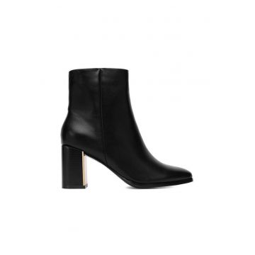 Botine dama 1626 -  Textil - Negru