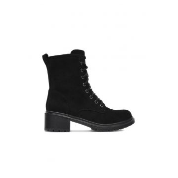 Botine dama 1898 -  Textil - Negru