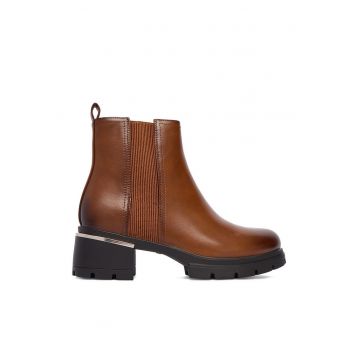 Botine dama -  CEO-24F597-1 - maro - sintetic