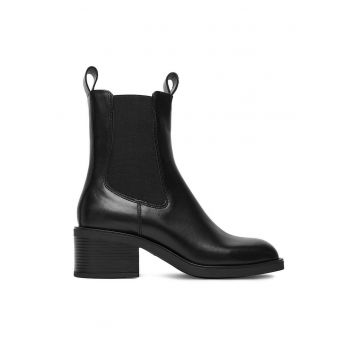 Botine dama CEO- CLOE-KAS4768 -  Piele naturala - Negru