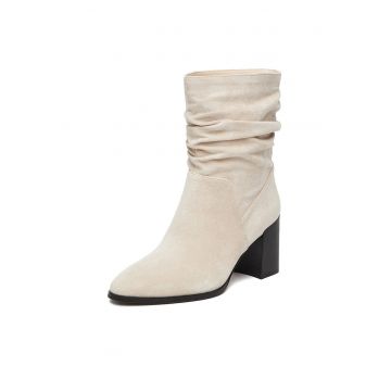 Botine dama CEO-JAMILAH-01 -  Textil - Bej