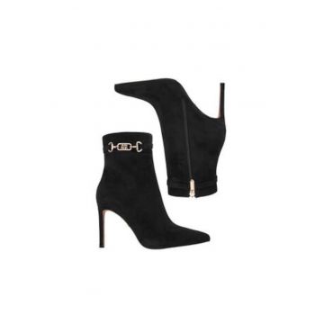 Botine dama CEO-LANA-01 -  Textil - Negru