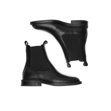 Botine dama CEO-PETRA-124 -  Piele naturala - Negru