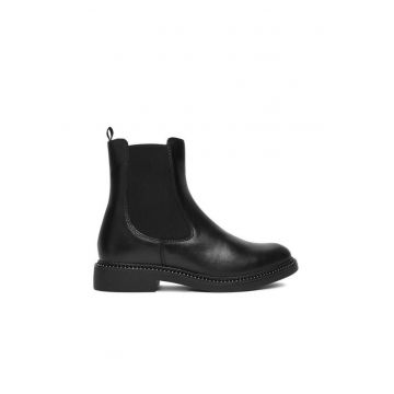 Botine dama CEO-RST-56007-10 -  Piele naturala - Negru