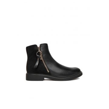 Botine dama CEO-RST-56007-13 -  Piele naturala - Negru