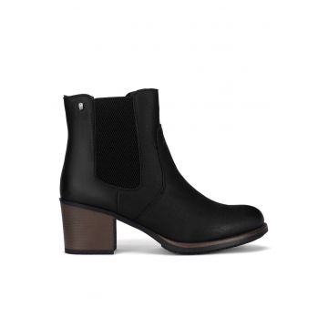 Botine dama CEO-WS15221-02 -  Textil - Negru