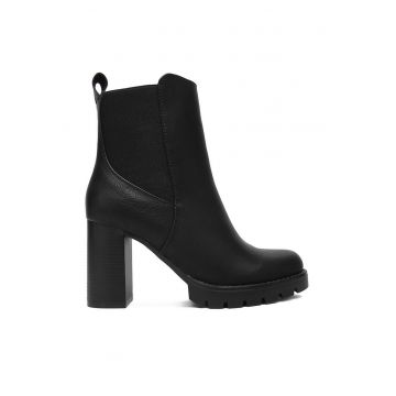 Botine dama CEO-WS5068-04 -  Textil - Negru