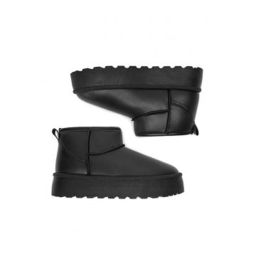 Botine dama CEO-WSX23-19 -  Textil - Negru -