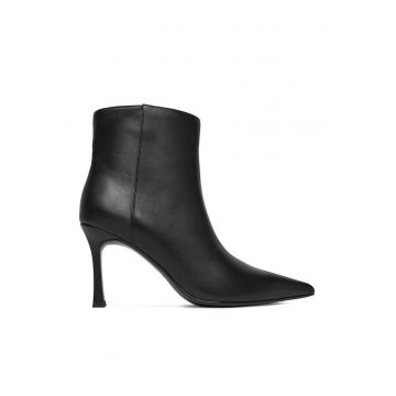 Botine dama EO-EVA-1278-5781 -  Piele naturala - Negru