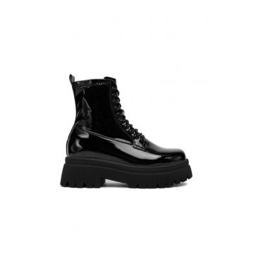 Botine dama HD4616 -  Textil - Negru