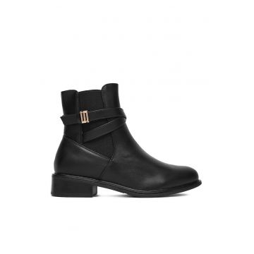 Botine dama  HX20207-182 - negru - sintetic