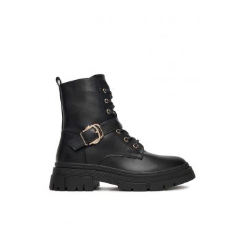 Botine dama HX21025-26 -  Textil - Negru
