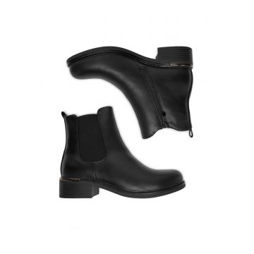 Botine dama HX21055-1A -  Textil - Negru
