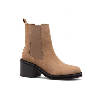 Botine dama KAP-C1048-01SB -  Piele naturala - Bej