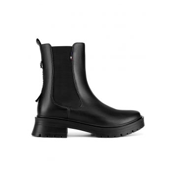 Botine dama MAGDA002W/DLE1 - U.S Polo Piele naturala - Negru - Negru