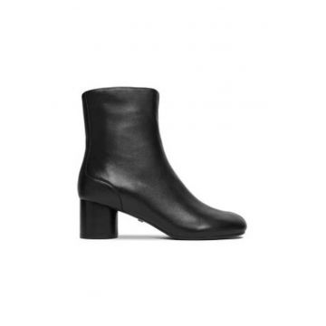 Botine dama  negre - piele naturala -