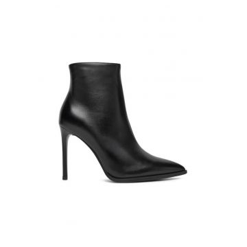 Botine dama -  negru - piele naturala -
