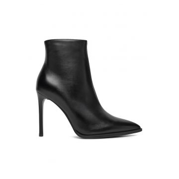 Botine dama -  negru - piele naturala -