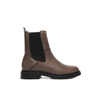 Botine dama -  Piele naturala - Gri CEO-WI16-TIBILISI-01