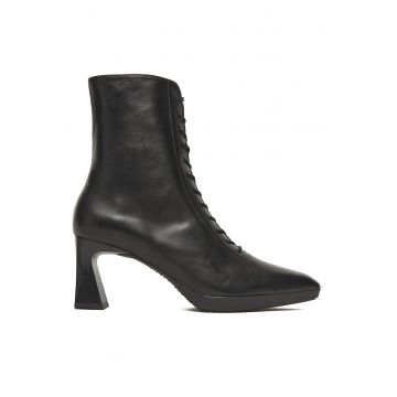 Botine dama  piele naturala - negru - Negru