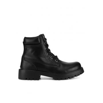 Botine dama -  Textil - Negru WS5628-10