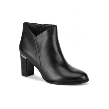 Botine dama -  WYL3861-1Z - piele naturala - negru - Negru
