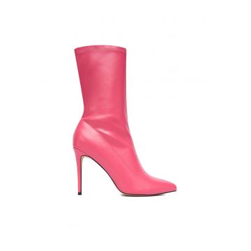 Botine dama  ZALMM220168 - roz - material sintetic